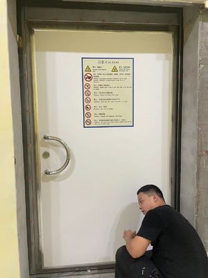 Goede prijs. Stalen MRI-beschermingsdeuren ASTM-stralingsbeschermingsdeuren UL 90 minuten brandwaardig online